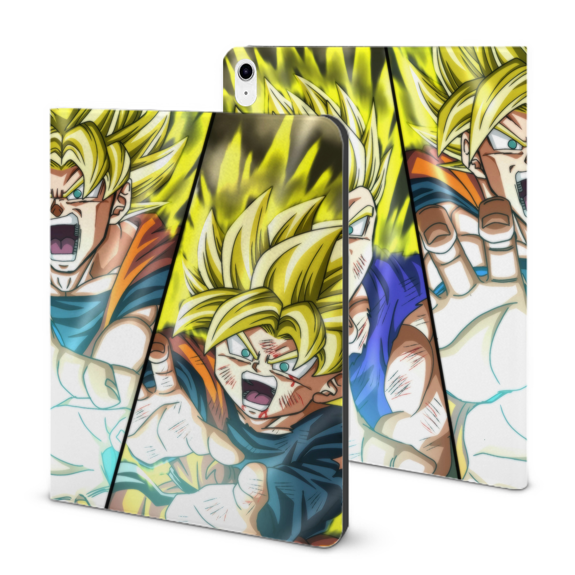 （画像用） ドラゴンボール DRAGON BALL IPad ケース ブック型 PUレザー TPU 耐衝撃 軽量 薄型 ペン収納なし 全面保護 IPad 各モデル対応
